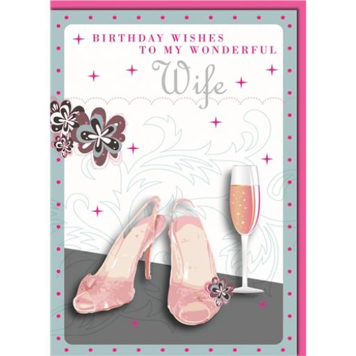 Family Circle Card - Wonderful Wife