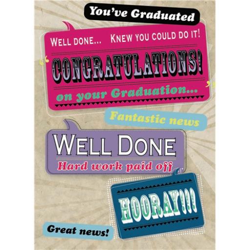 Congratulations Card - Graduation