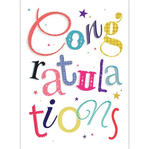 Congratulations Card - Text