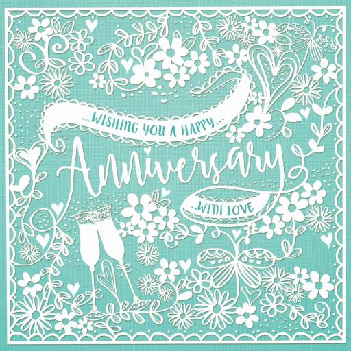 Anniversary Card - Pretty Papercut