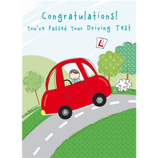 Congratulations Card - Driving Test