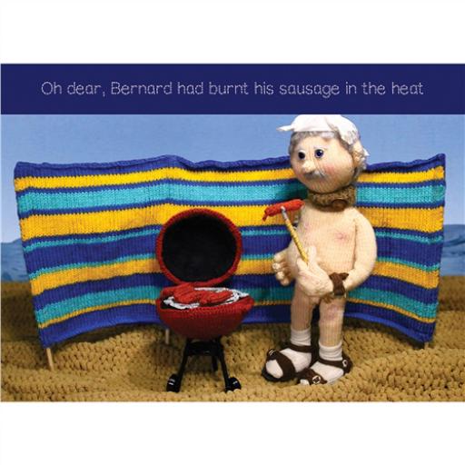 Nudinits Card - Burnt Sausage