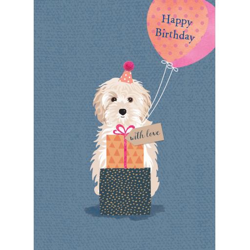 Pom Poms Card Collection - Balloon Pup