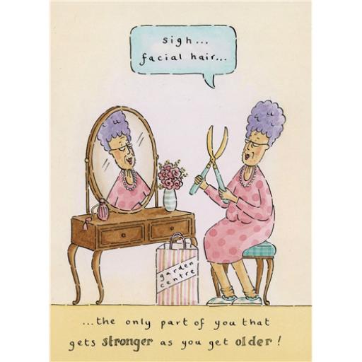 Blue Rinse Card - Stronger & Older