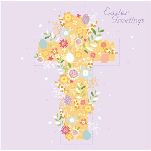 Easter Card Pack - Floral Cross