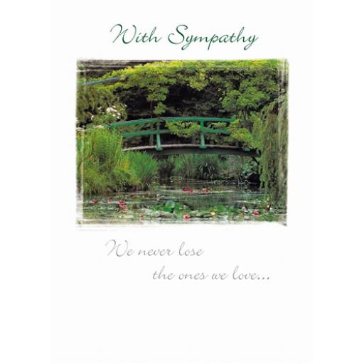 Sympathy Card - Giverny Bridge