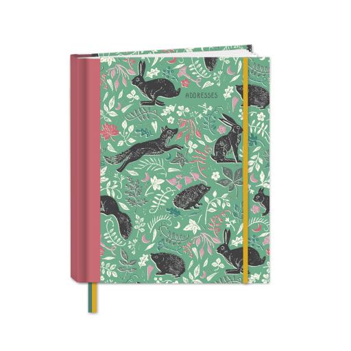 RSPB Natures Print - A5 Address Book - Wonderous Wildlife