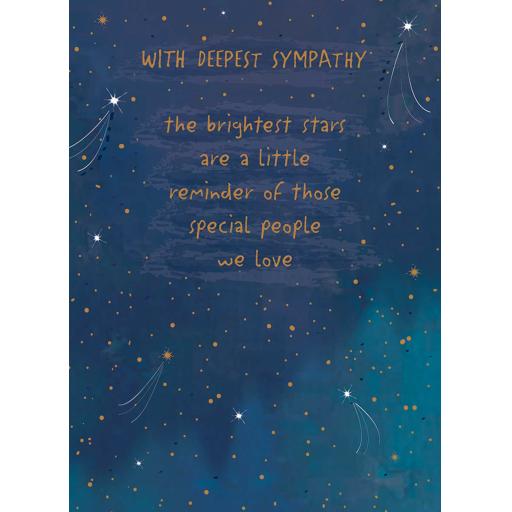 Sympathy Card - Brightest Stars