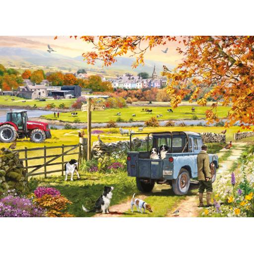 Rectangular Jigsaw - Countryside Morning