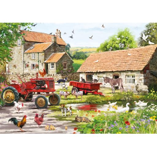 500 Piece Jigsaw - On The Farm