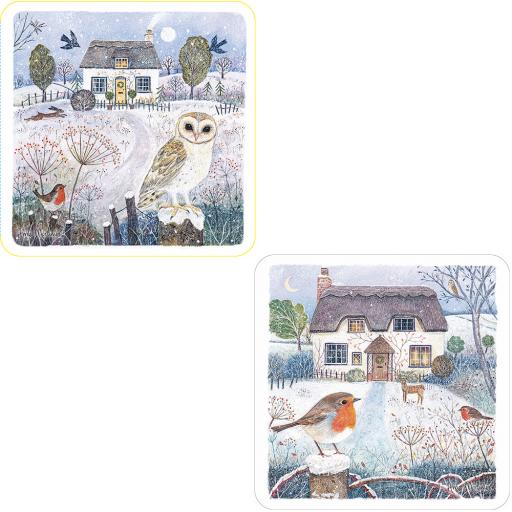 Luxury Christmas Card Pack - Christmas Cottage