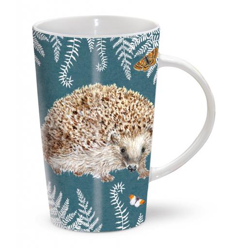 The Riverbank Mug - RSPB In The Wild - Hedgehog & Ferns