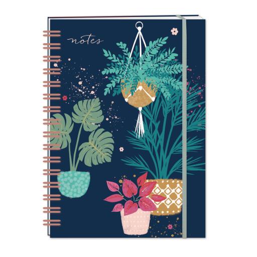 Happy Plants - A5 Wiro Notebook