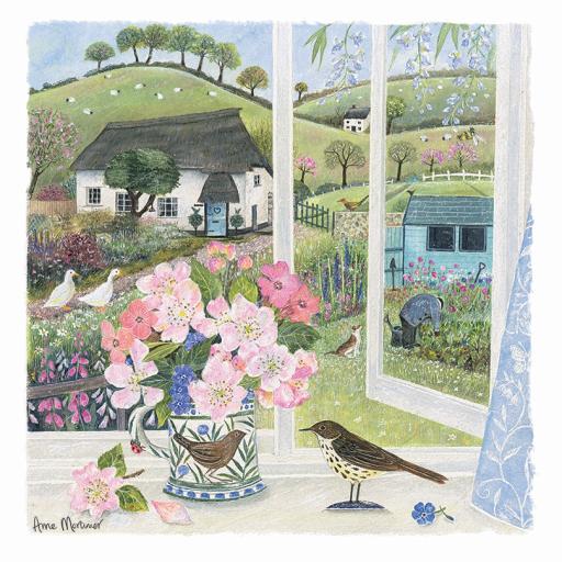 Country Lanes Card - Garden View