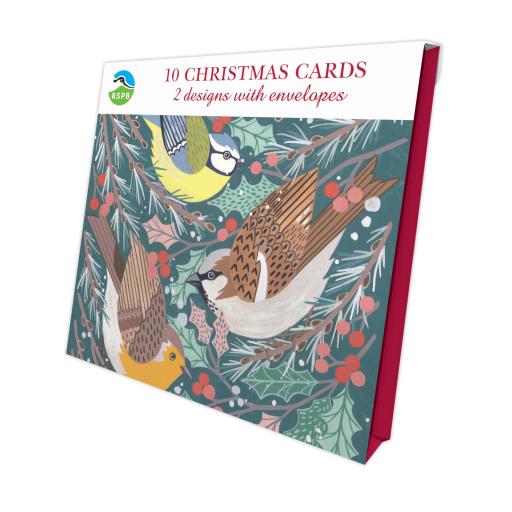 Christmas Birds - RSPB Luxury Christmas 10 Card Pack