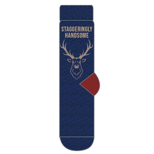 Socks - Staggeringly Handsome (1 Pair)