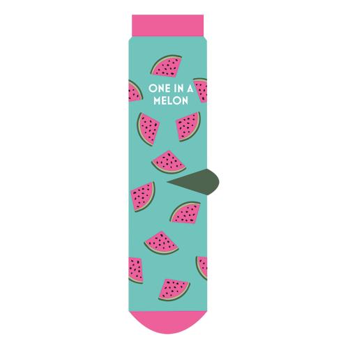 Socks - Mday - One in a Melon Pattern (1 Pair)