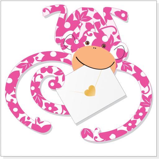 Special Delivery Card Collection - Wildlife - Monkey (Billie)