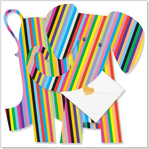 Special Delivery Card Collection - Wildlife - Elephant (Bonbon)