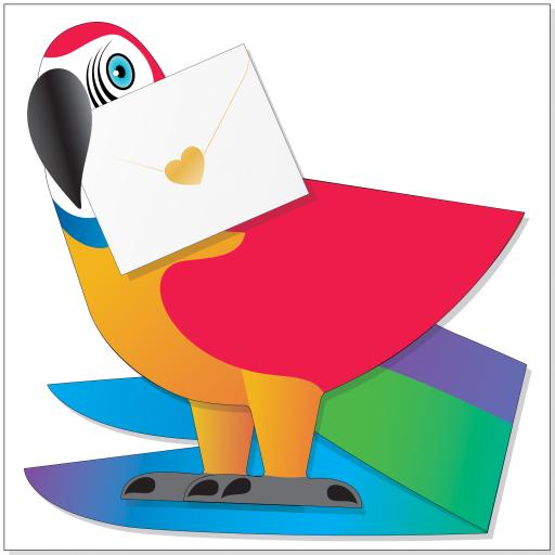 Special Delivery Card Collection - Parrot - Polly