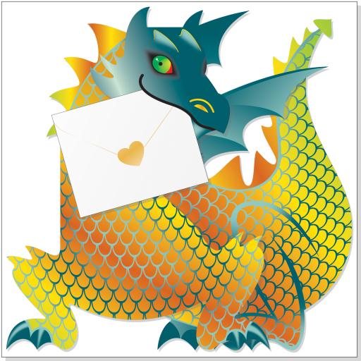 Special Delivery Card Collection - Fantasy - Dragon (Ember)
